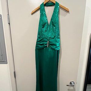Green Sparkly Prom Dress